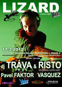 LIZARD party vol.2 with DJ TRÁVA!