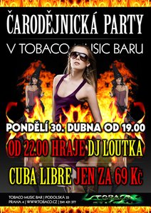 Čarodějnická party s DJ Loutkou