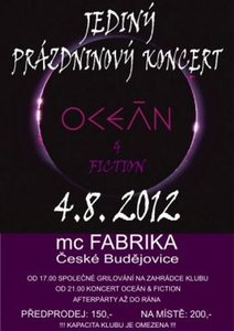 Koncert OCEÁN & FICTION + grilovačka s Oceánem