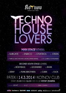 Techn♥House Lovers - Kotnov – 14.3.