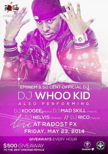 DJ WHOO KID LIVE IN PRAGUE- 23/MAY 2014