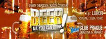 BEER - ALL YOU CAN DRINK ✗ Yes! Club ✗ Každý čtvrtek / Every