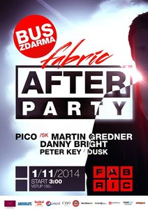 ★★ ONLY AFTERPARTY ★★ @ FABRIC 01-11-2014