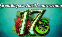 Growshop.cz slaví 17. narozeniny